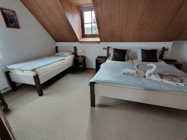 Lovecký apartmán – ložnice