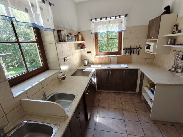Apartmán Šumava – velká kuchyně